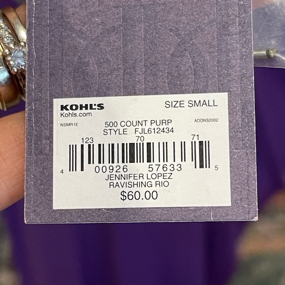 Small Jennifer Lopez purple Bodycon Dress . New With Tag.